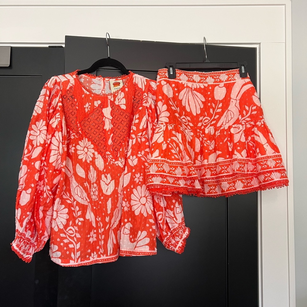 Farm Rio Orange Neon Jungle Set